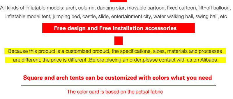 Best PVC Tent Inflatable Camping Gazebo Outdoor Party Air Dome Canopy Event Tent Inflat Marquees