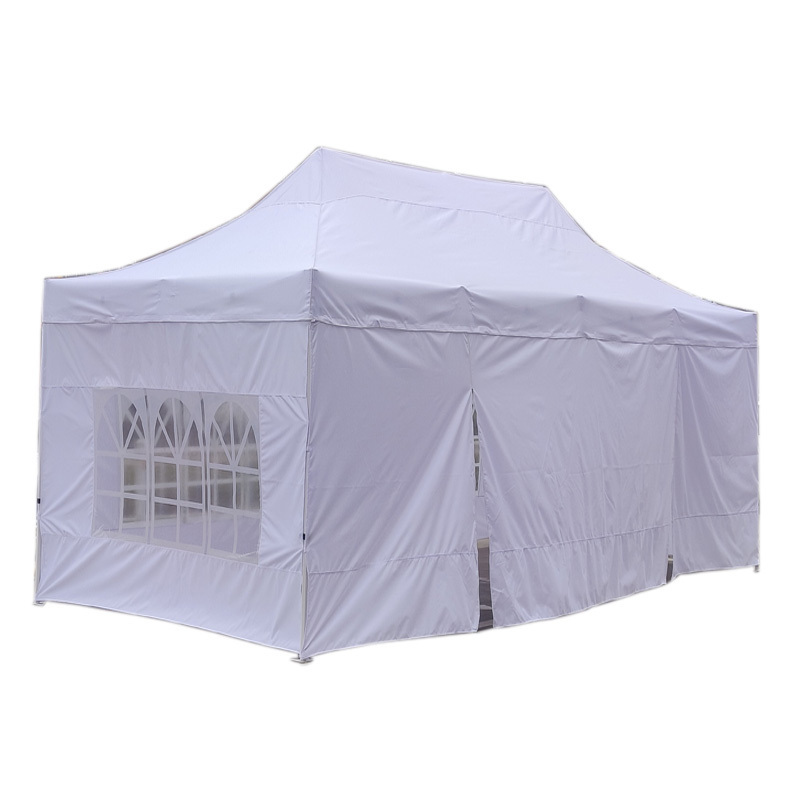 3*6m Professional Factory Custom Canopy Tent Door Automatic Pop Up Outdoor Sidewalls Tent 10ft*20ft