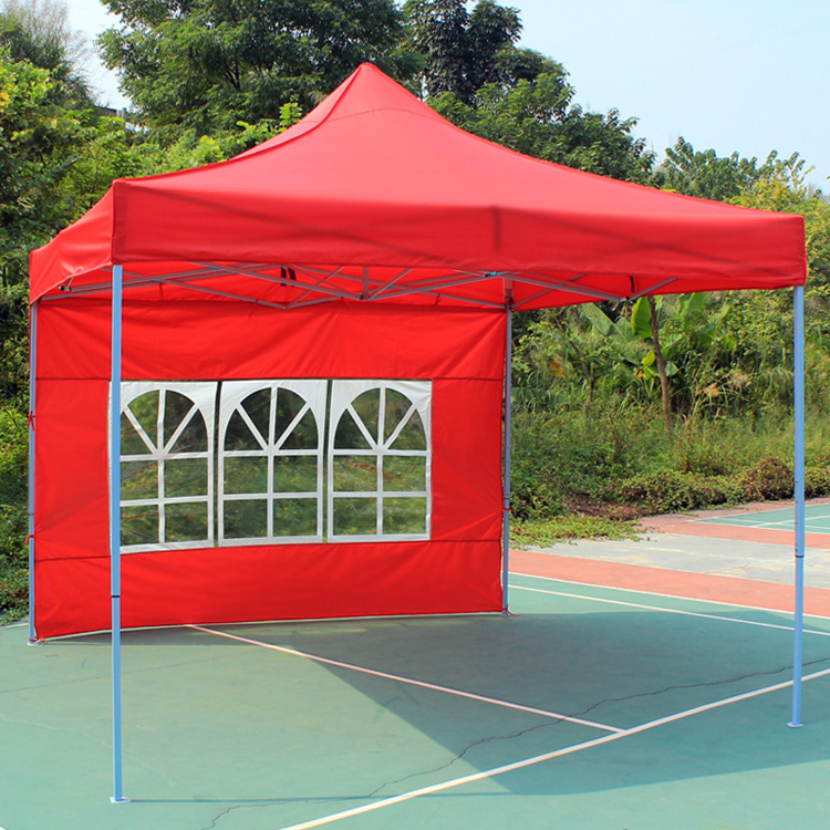 Waterproof 10x10 Canopy Folding Tent With Logo Camping 10x20 Pop Up Canopy Custom  Metal Frame Trade Show Tent