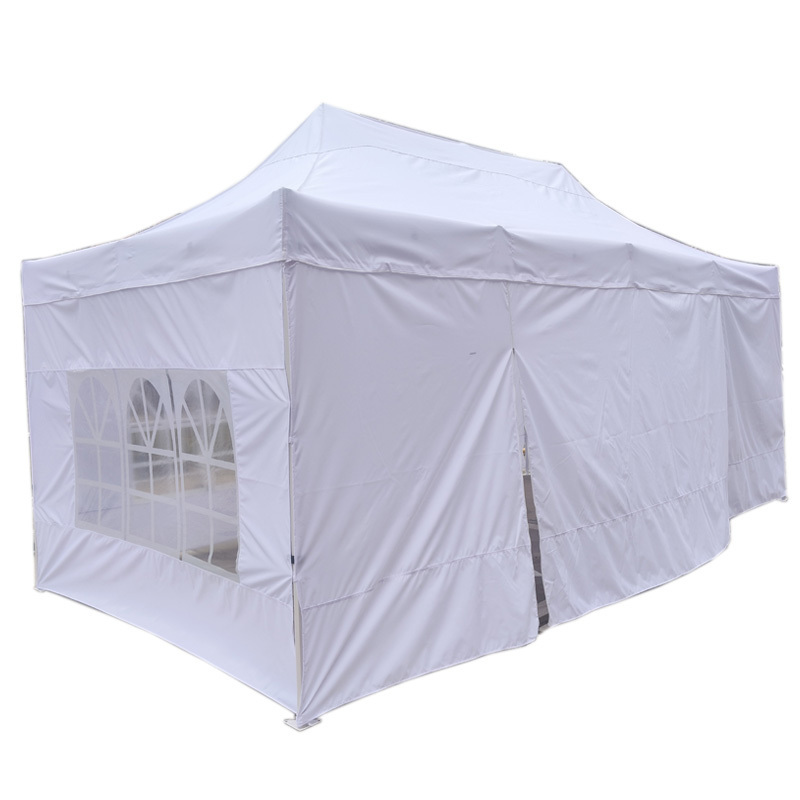 3*6m Professional Factory Custom Canopy Tent Door Automatic Pop Up Outdoor Sidewalls Tent 10ft*20ft