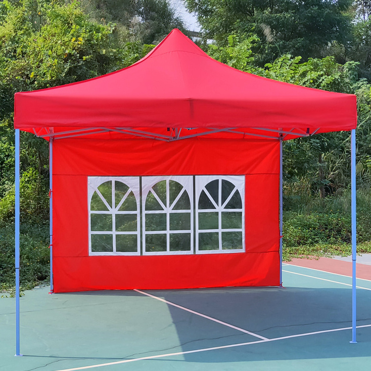 Waterproof 10x10 Canopy Folding Tent With Logo Camping 10x20 Pop Up Canopy Custom  Metal Frame Trade Show Tent