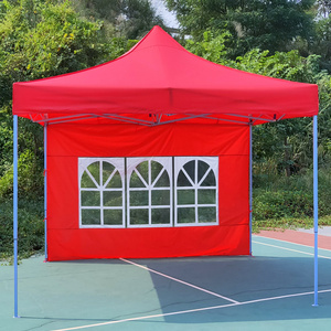 Waterproof 10x10 Canopy Folding Tent With Logo Camping 10x20 Pop Up Canopy Custom  Metal Frame Trade Show Tent