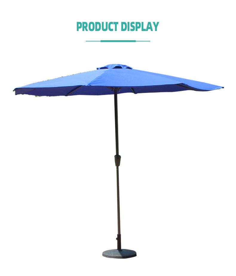 Garden Parasol Patio Umbrellas 9 Ft Sunshade Rainproof Patio Umbrellas Beach Macrame Umbrella