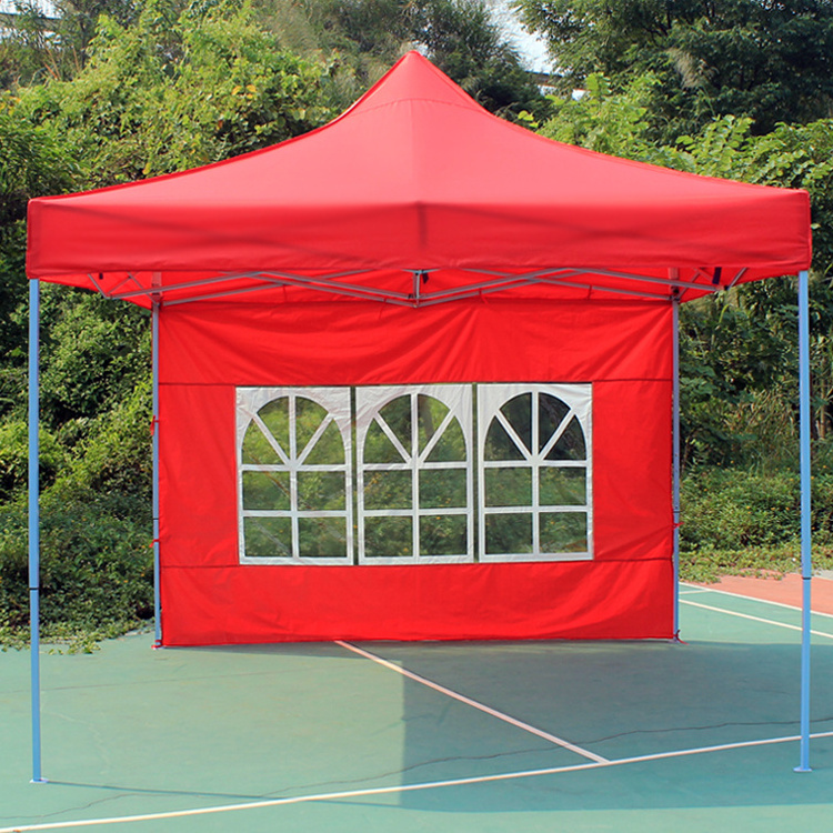 Waterproof 10x10 Canopy Folding Tent With Logo Camping 10x20 Pop Up Canopy Custom  Metal Frame Trade Show Tent