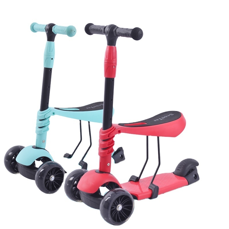 Hot selling skate board scooter for kids 3 Wheel Kids Scooter kick scooter with seat