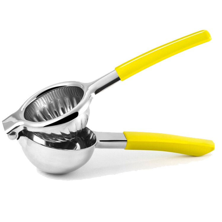 Top selling zeal silicone handle stainless steel lemon squeezer  manual citrus juicer