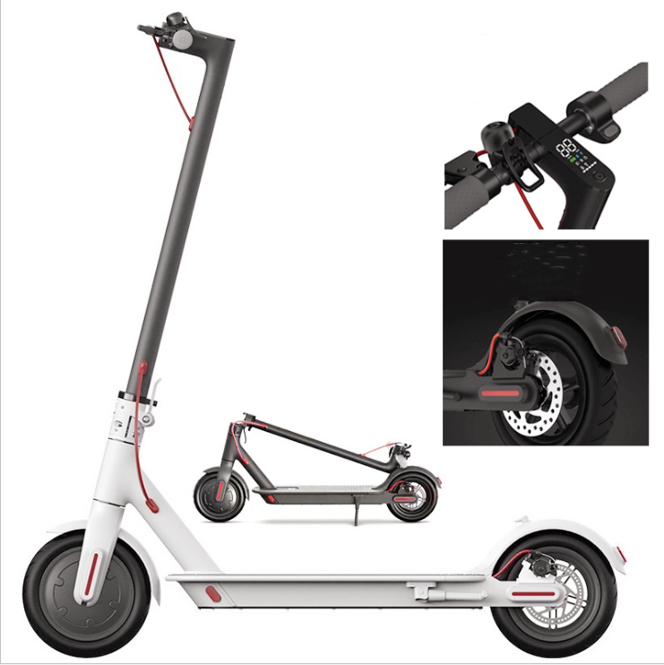 Travel Speed 40km/h Self Balancing Foldable 350W 8.5Inch Wheels Powerful Adults Electric Scooter