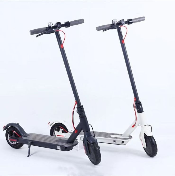 City New Style 36V 10AH Black White Escooter Off-road Tires 350W Motor Folding Scooter E