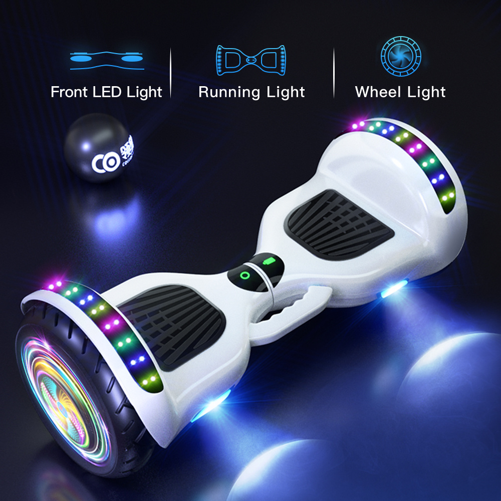 Big Motor power 700W 36V  two wheels 10 inch self-balancing electric Headlights hoverboard scooter