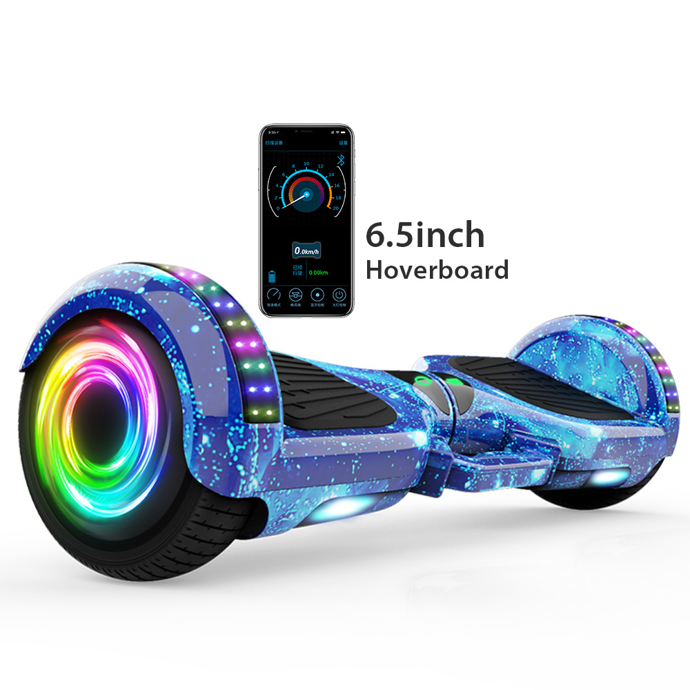 Custom Factory Electric Hoverboard for Kids Ages 6-12 with Bluetooth Speaker Hover board