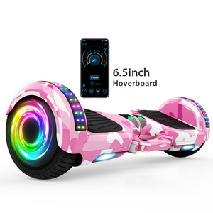 Custom color high quality self-balancing electric scooters Customizable adult kids hover board with handle