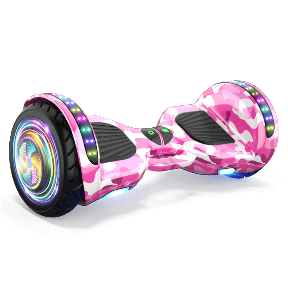 2023 New Cool Lighting Tunnel Motor Hoverboard 10inch Self Balance Scooter 700W Dual Motor for Kids and Adults