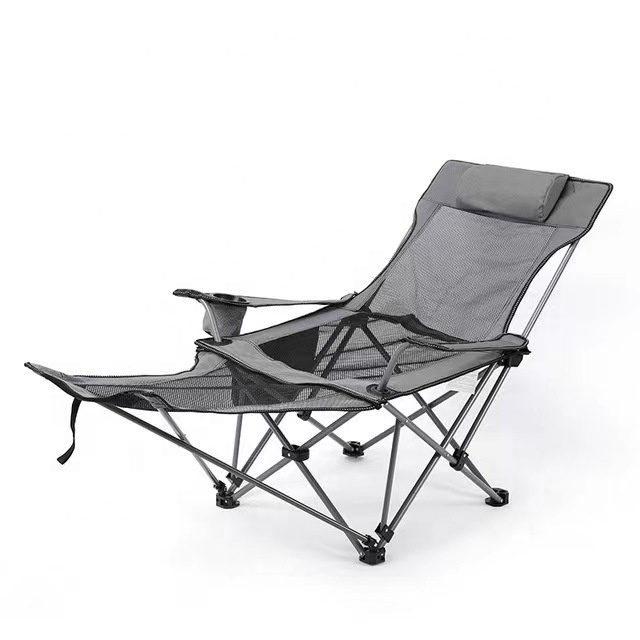 Portable Folding Recliner Back Chair Camping Folding Chair Leisure Lunch Rest Beach Chair chaise lounge