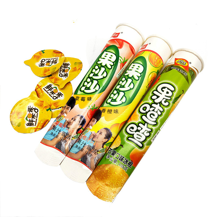 disposable calippo frozen ice cream tube boxes push up ice cream cups paper calippo ice lolly packaging