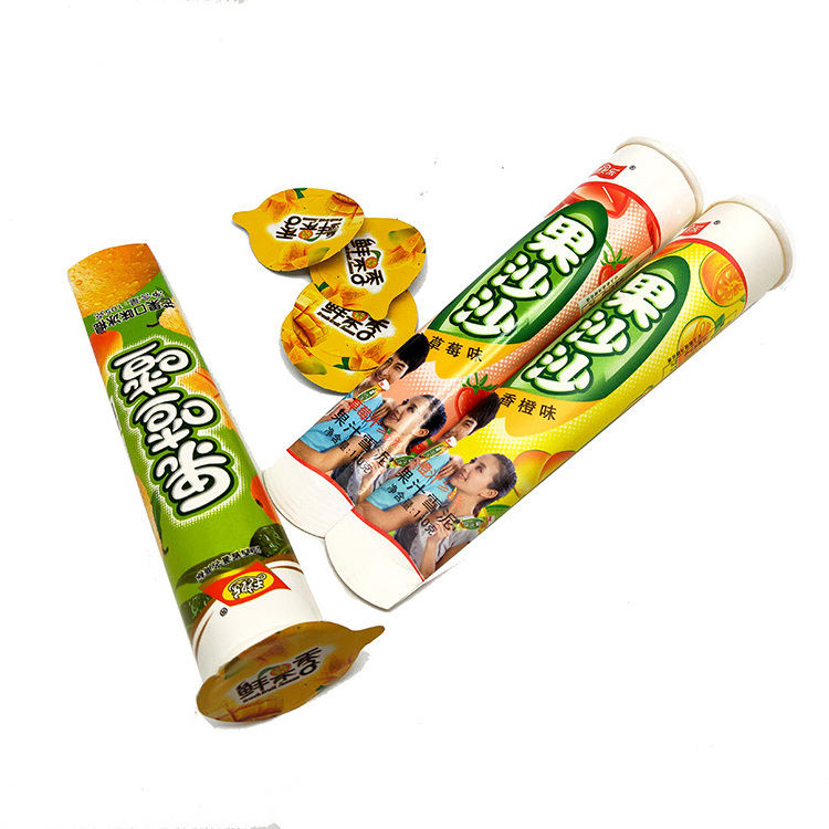 disposable calippo frozen ice cream tube boxes push up ice cream cups paper calippo ice lolly packaging