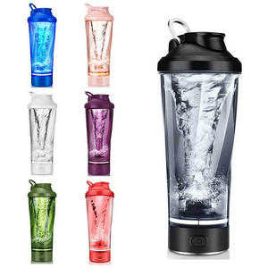 Premium Electric Protein Shaker Bottle Made with Tritan BPA Free 24 oz Vortex Cup USB Rechargeable Shaker Cups for Shakes