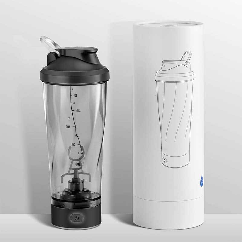 Premium Electric Protein Shaker Bottle Made with Tritan BPA Free 24 oz Vortex Cup USB Rechargeable Shaker Cups for Shakes