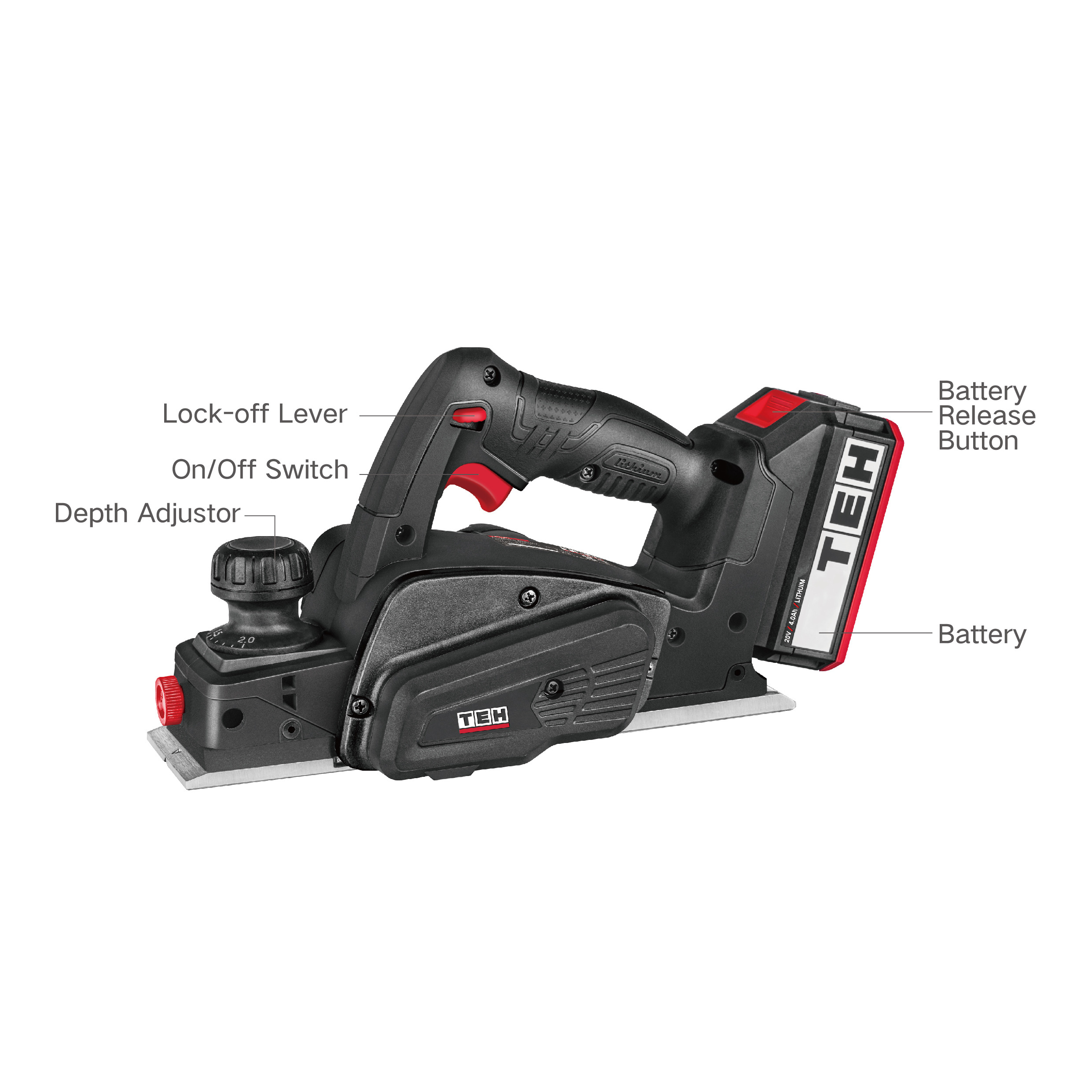 THE Professional Cordless Mini Electric Planer Wood Hand Planer