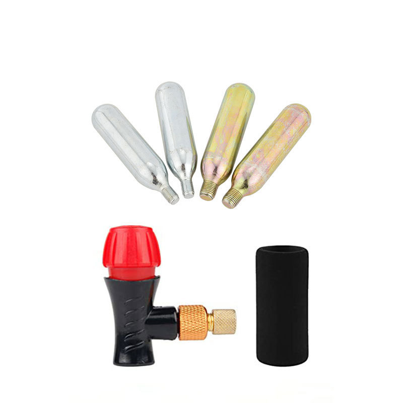 With Wholesale hot sale reusable co2 cartridge bike 16g threaded co2 cartridge food grade 16g threadless co2 cartridge