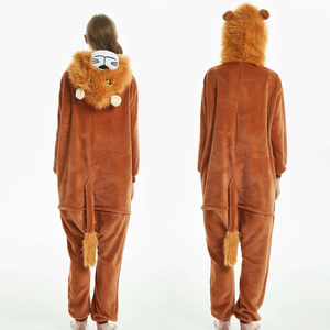 Carnival Costume Pajamas 3D Lion Halloween Costumes Cosplay Sleepwear Dinosaur Costume