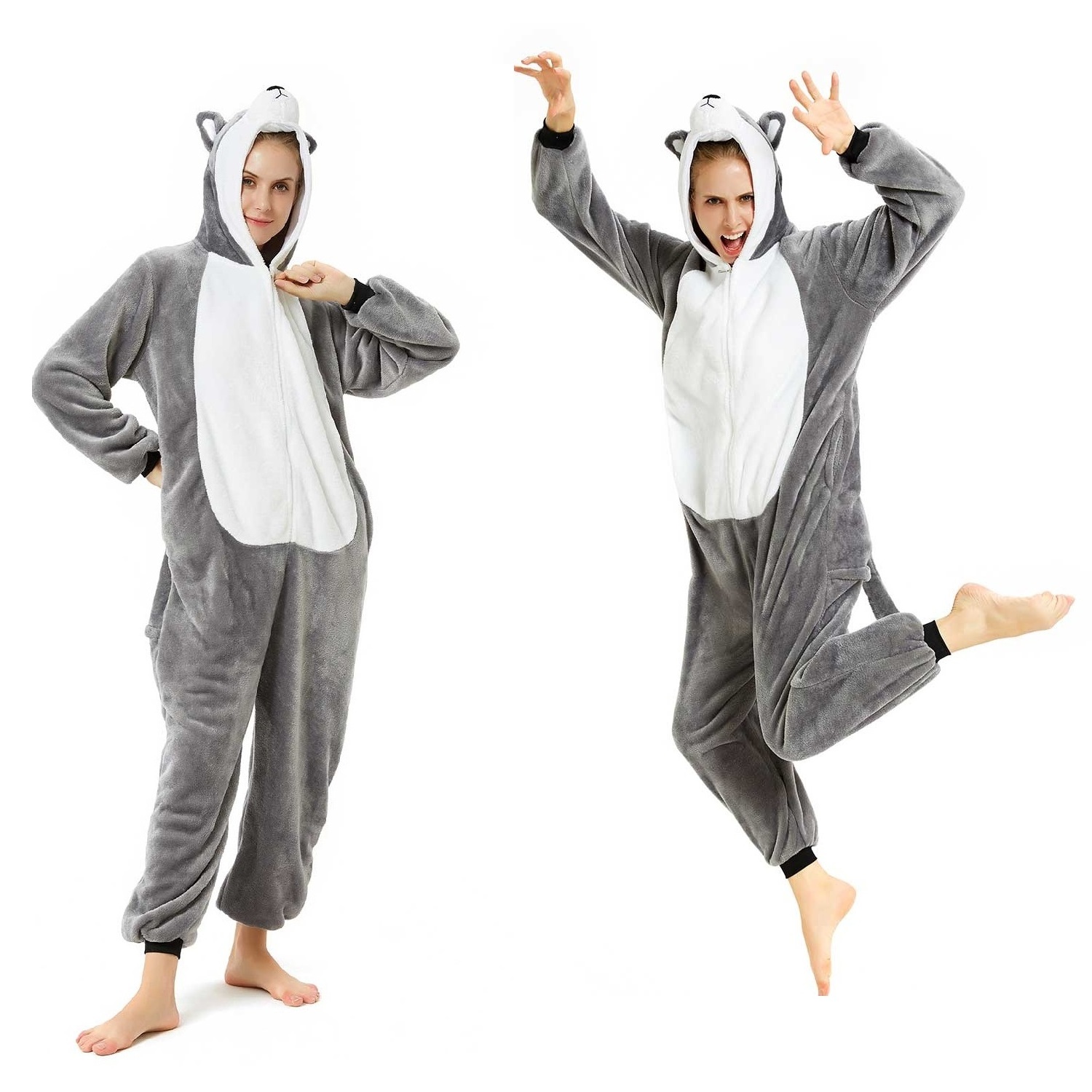 IN-STOCKED Retail Wholesale TV & Movie Costumes Anime Costume Pajamas Dog Halloween Cosplay Sleepwear Animal Onesies Bodysuit