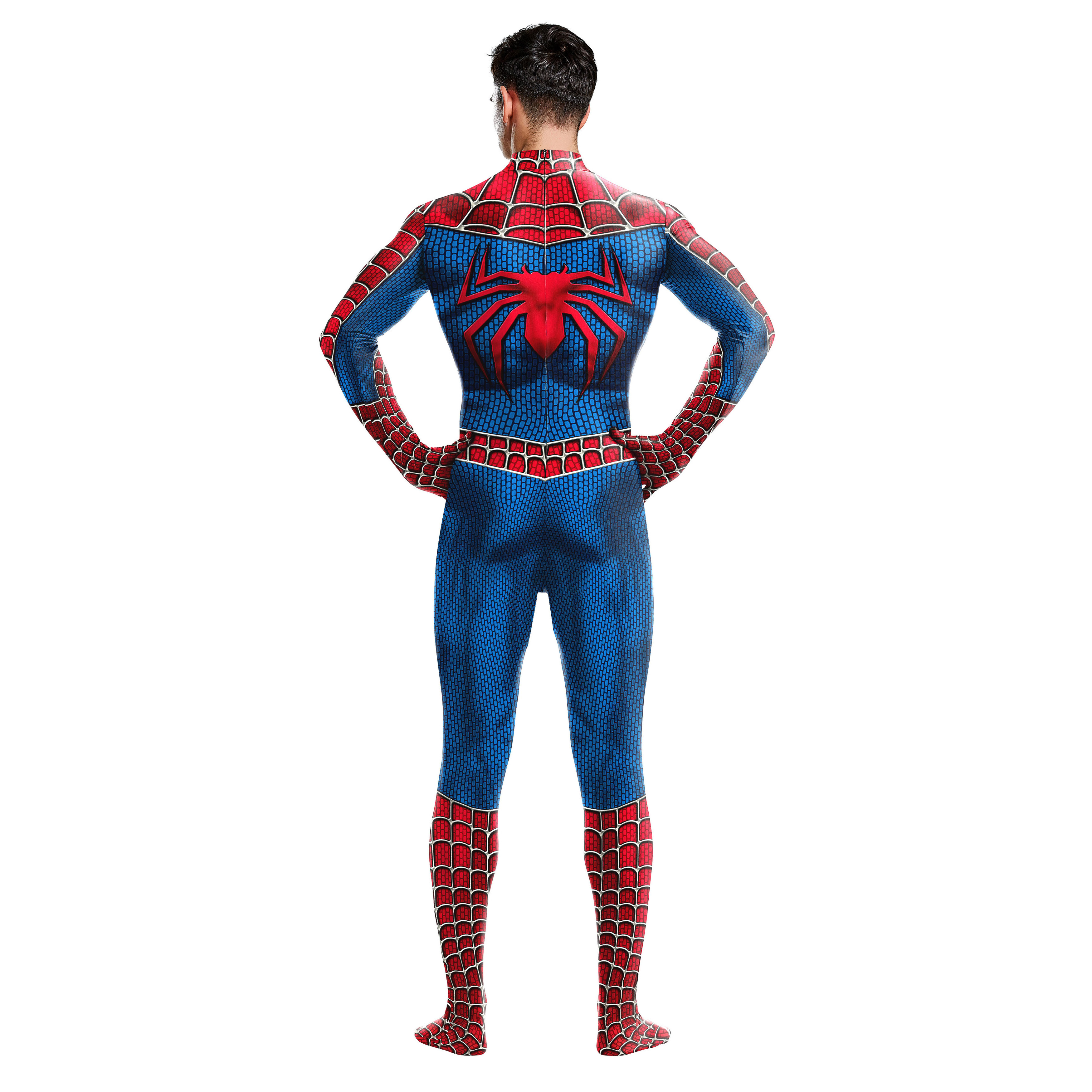 Halloween Cosplay Spider-man Aquaman Tights One-piece Jumpsuit Bat Clothes Expedition Adult Halloween Costume