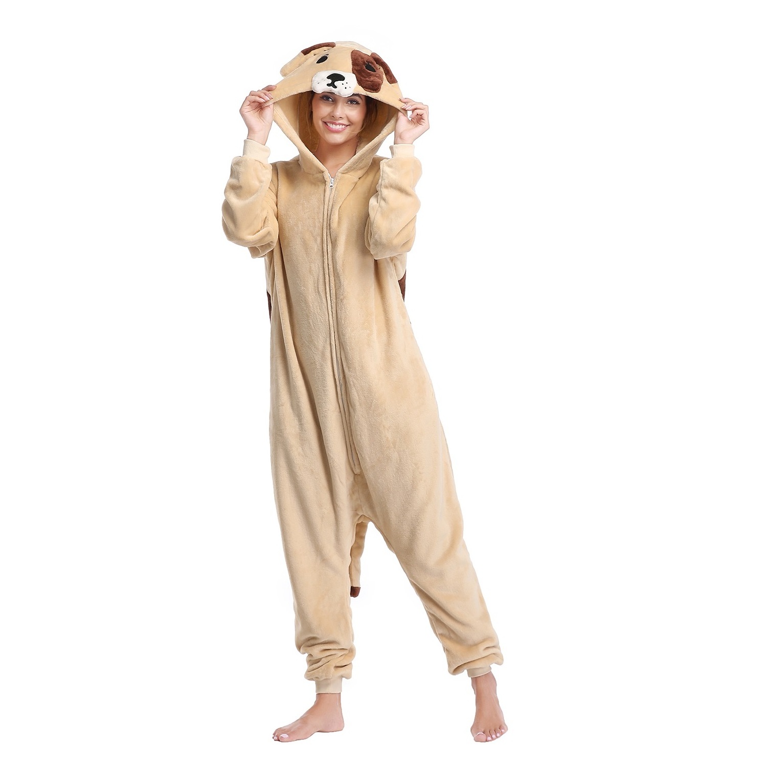 IN-STOCKED Retail Wholesale Animal Onesies  Christmas Pajamas Flannel Cartoon Costume Adults Pajamas Manufacturers Hight Quality