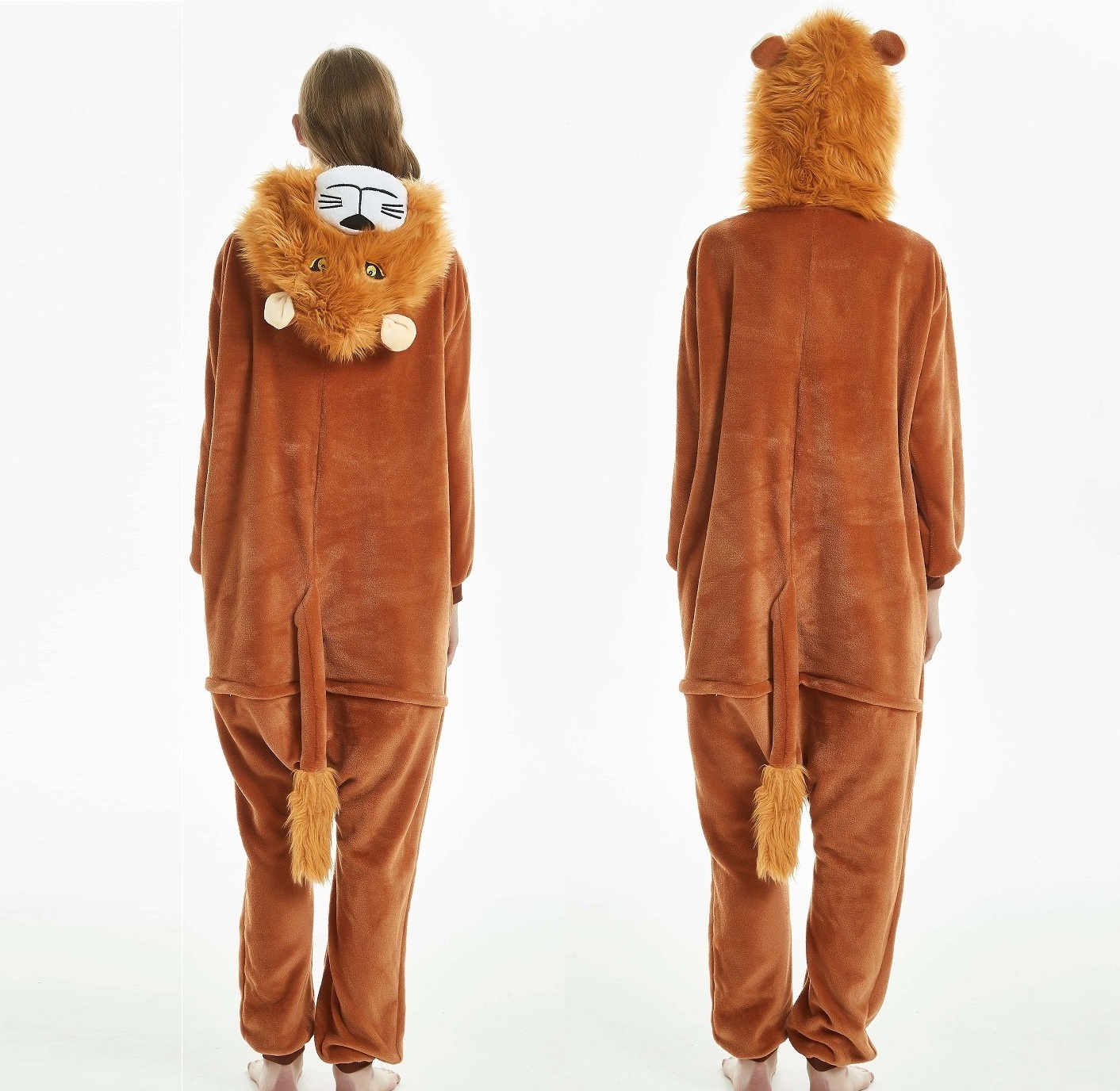 IN-STOCKED Retail Wholesale Animal Onesies Lion Cosplay Anime Costume Pajamas Halloween Cosplay Costume Cosplay Anime