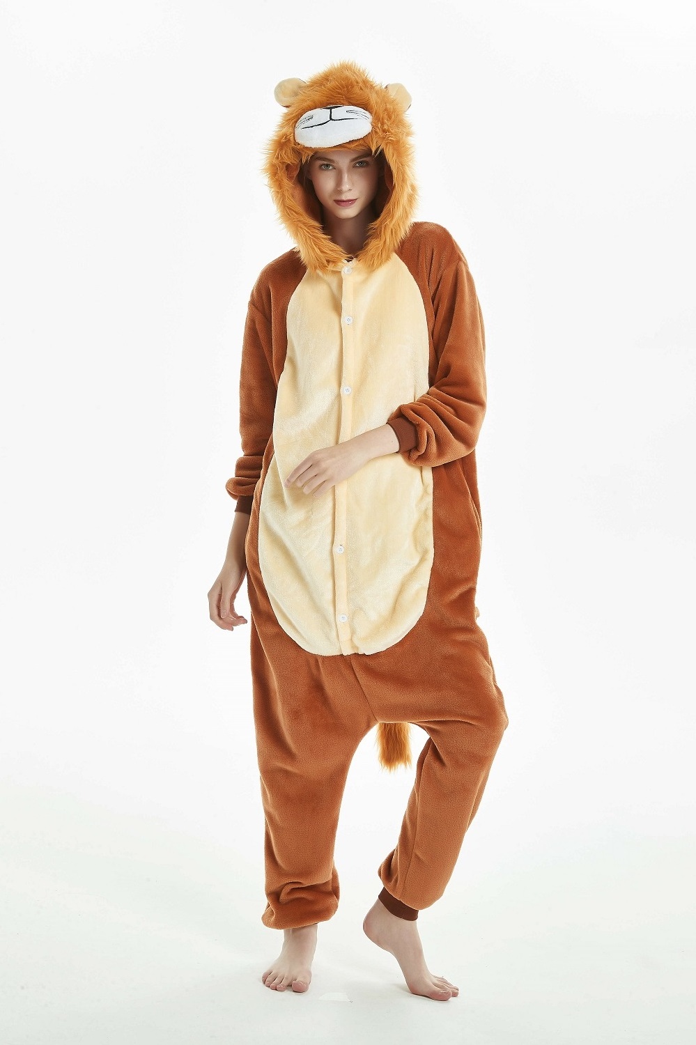 Carnival Costume Pajamas 3D Lion Halloween Costumes Cosplay Sleepwear Dinosaur Costume