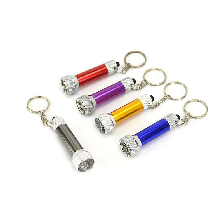 Oem Factory Pocket Mini Keyring Torch Flash Light Keychain Led Flashlight Torch 3 Led Mini Keychain Flashlight For Maglite Keych