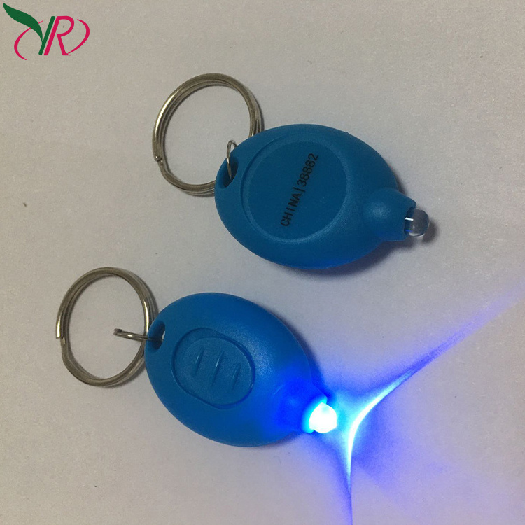 UV Mini LED Keychain Flashlight Black light UV Lights Key chain Light Torch