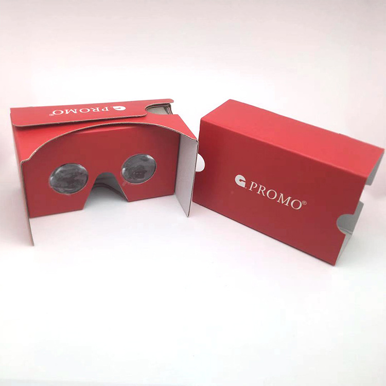 Newest portable custom google cardboard 3d vr glasses with envelope packing goole cardboard vr Glasses google cardboard v2