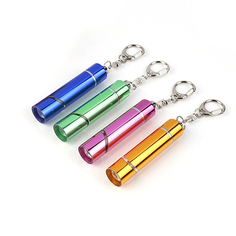 Colourful Pink Promotion Gift Mini Penlight Aluminum Alloy T6 Led Torch Keychain Flashlight For Girls Keychain Led Flashlight