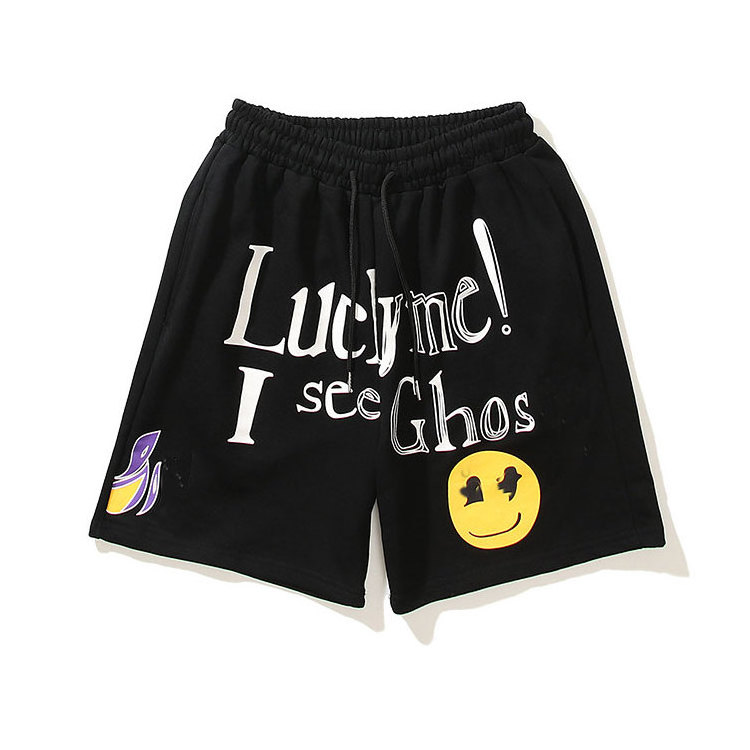 Custom Cotton Shorts Unisex Designer 6 Inch Inseam Basketball Sweat Short 3d Screen Foam Puff Print Mesh Shorts For Men