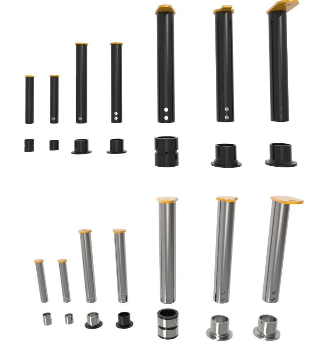 Wheel Loader Bucket Shaft Pins Excavator Pins and Bushings Excavator Attachment Pc300 Pc200 1 Pcs Standard Size or Customized