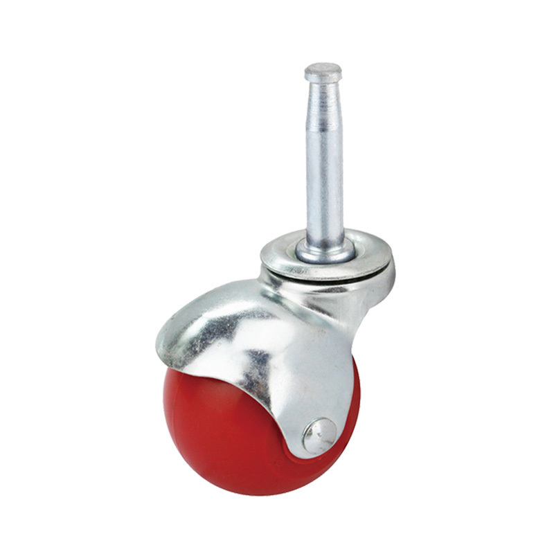 caster lock thread stem no lock furniture roller plastic chrome ball caster / roller wheels for furniture