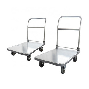 WBD stainless steel platform trolley heavy load industrial Stainless Steel Trolley Cart