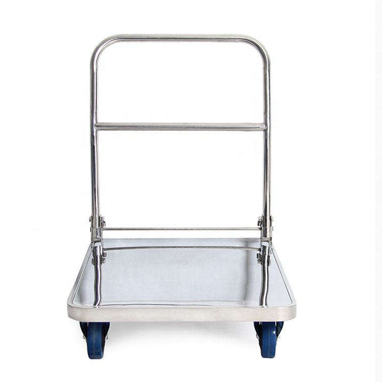 WBD stainless steel platform trolley heavy load industrial Stainless Steel Trolley Cart