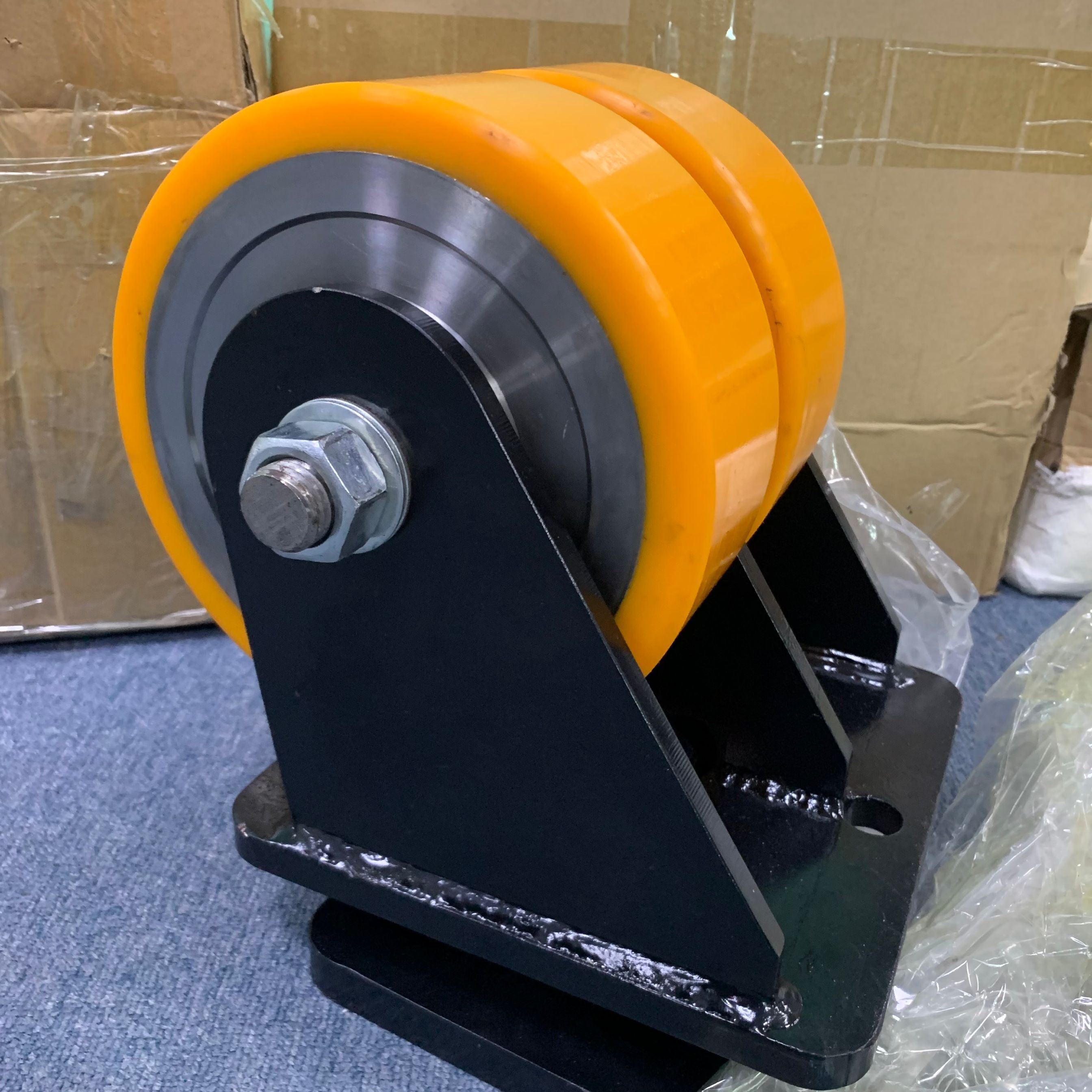 WBD Over 1000 kg heavy duty caster wheel  3-6 ton heavy duty PU caster 12'' wheel