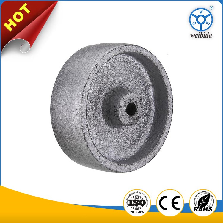 2.5 Inch Small Cast Iron Caster Fixed Heat Resistance iron Caster Wheels