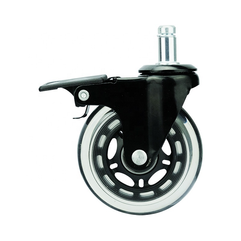 WBD hot sale 3 inch stem furniture office chair locking caster wheels