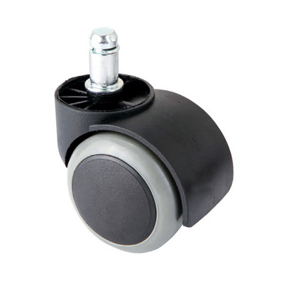 WBD wholesale 2 inch Stem swivel furniture caster Nylon/PU wheel office Pin caster wheels for chair