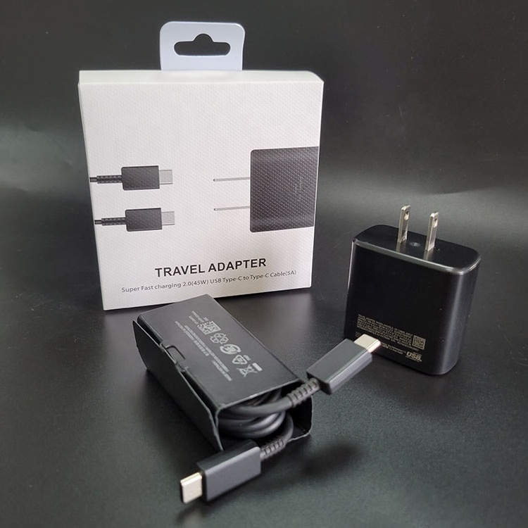 EP-TA845 45w PD fast type c charger for s23 s24 plus US charger cable with package