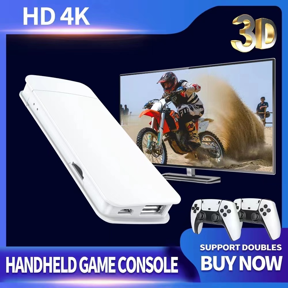 M15 Game Box Console TV HD MI 4K Game Console for PS1 with 2.4G Doubles Wireless Controller Video Game Consoles