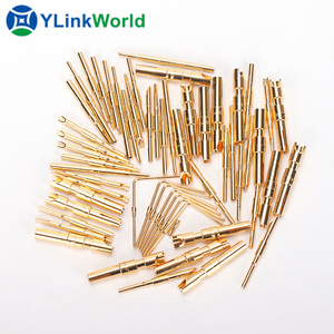 Customization High Quality Connectors Male Female Contact Terminals Pins Brass Pogo Pin Spring Contact Pin Factory