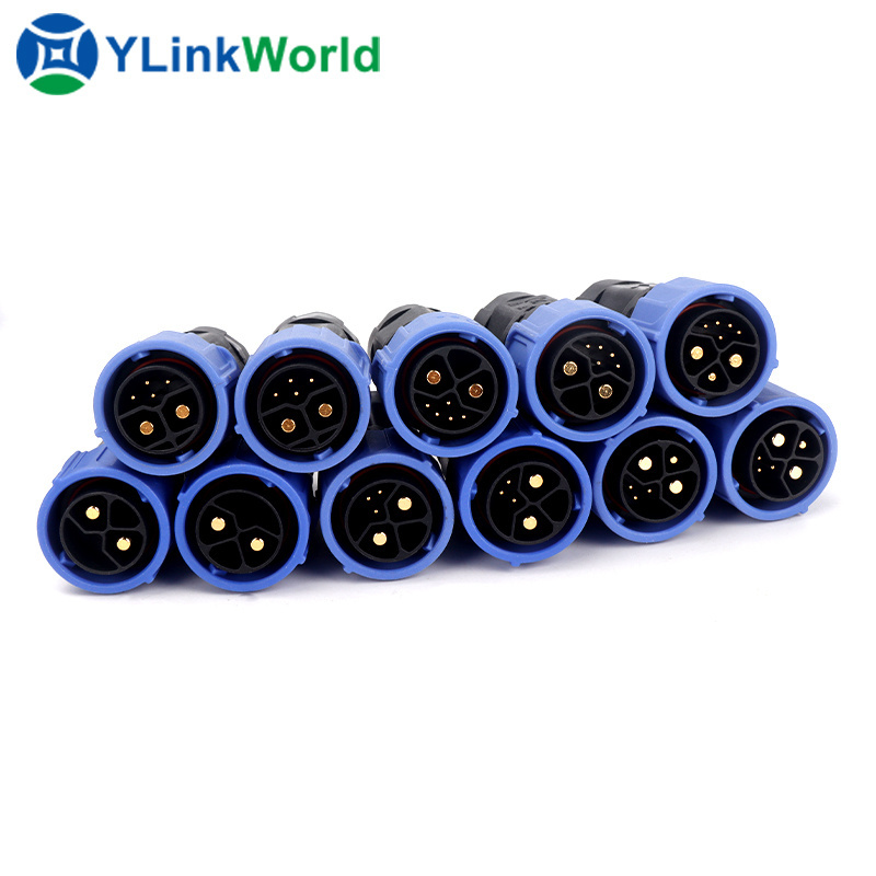 M25 Waterproof Cable Electric Connector PA66 Circular Connector IP67 Water Proof Marine Fisher Connector Factory