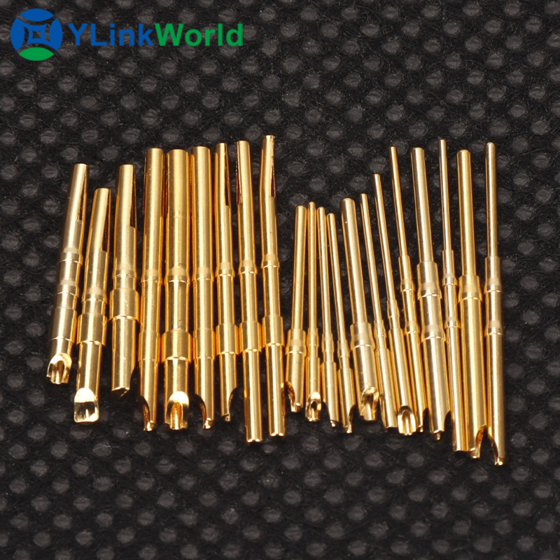 Customization High Quality Connectors Male Female Contact Terminals Pins Brass Pogo Pin Spring Contact Pin Factory