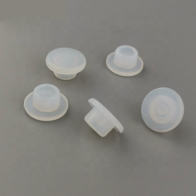 high quality white transparent Waterproof customized food grade rubber screw glass bottle plug rubber plug stopper silicone plug