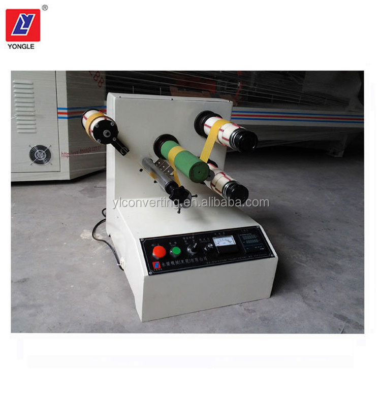 Mini bopp tape rewinding machine