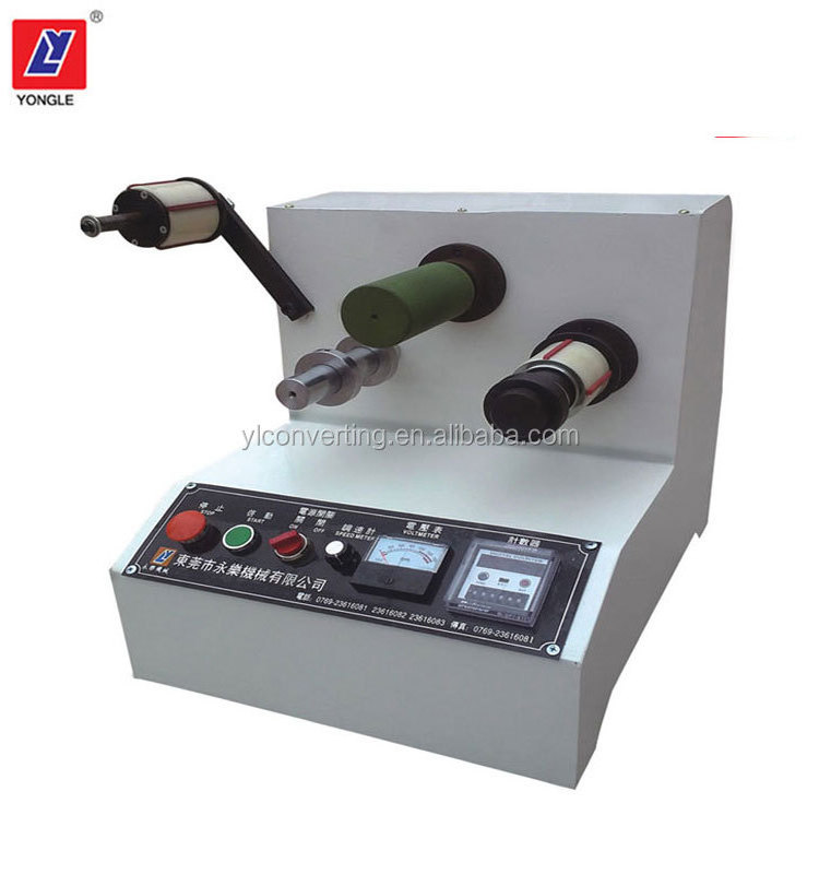 Mini bopp tape rewinding machine